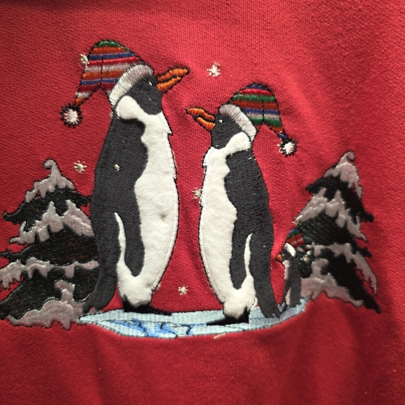 Needle & Thread Deep Red Top - Picture 4 of 6